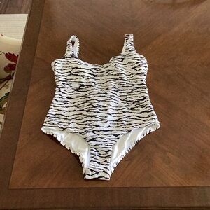 Zebra Print Women's Swimsuit